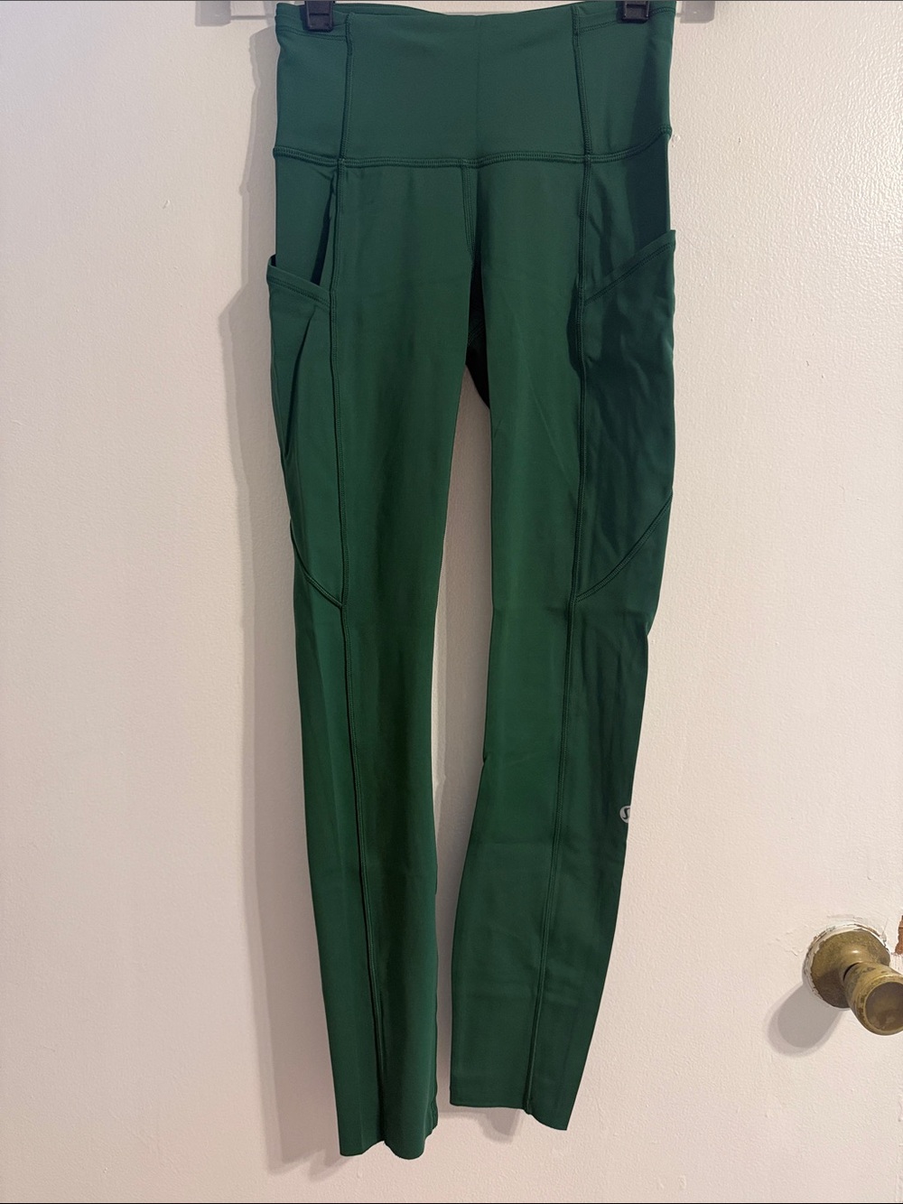 lululemon athletica Forest Green High-Rise Leggings with Side Pockets